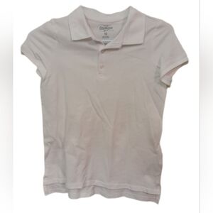 OshKosh B'gosh White Girls Polo Shirt